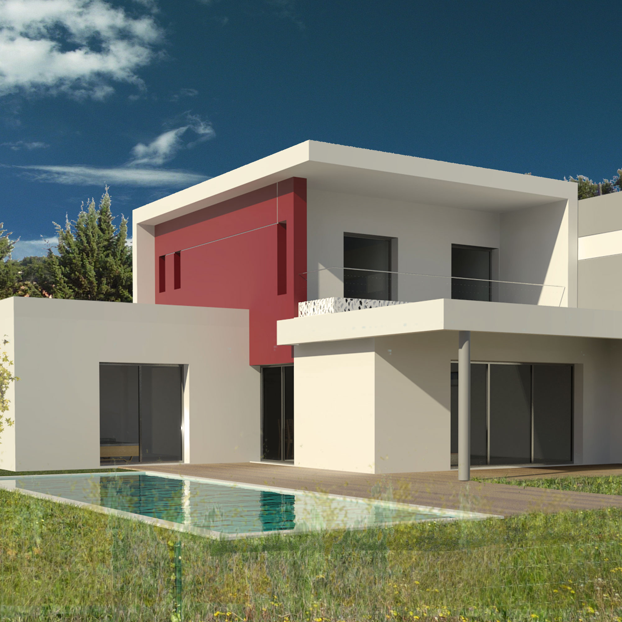 Projet de 2 maisons contemporaines et mitoyennes à La Seyne Sur Mer (83)