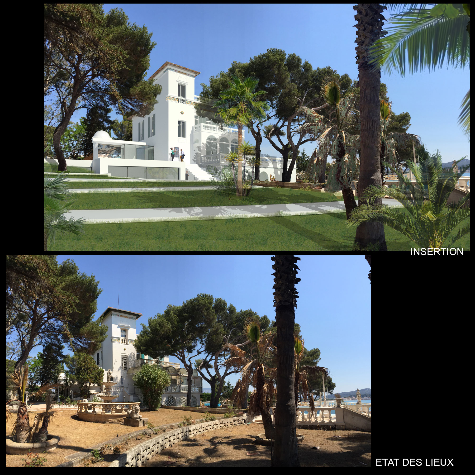 insertion château avec tour la seyne sur mer