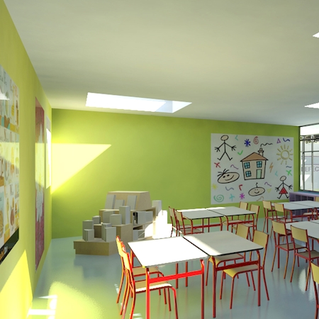 Notre zone d'activité pour ce service Conception d'école ou de crèche par architecte